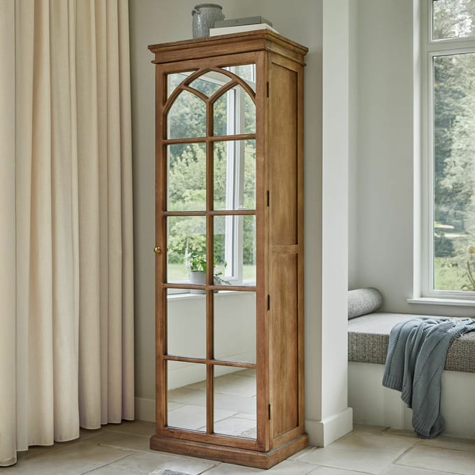 LOBERON Kast Cayey antiekbruin