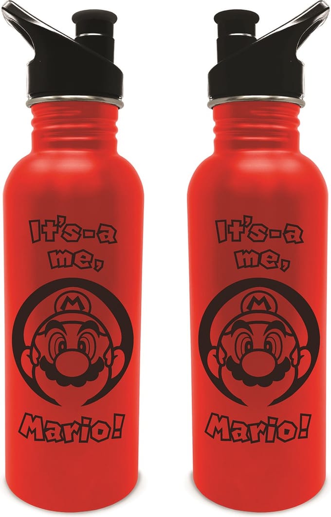 Nintendo Super Mario Bros. - "It's Me Mario" Rode Kantine Drinkfles