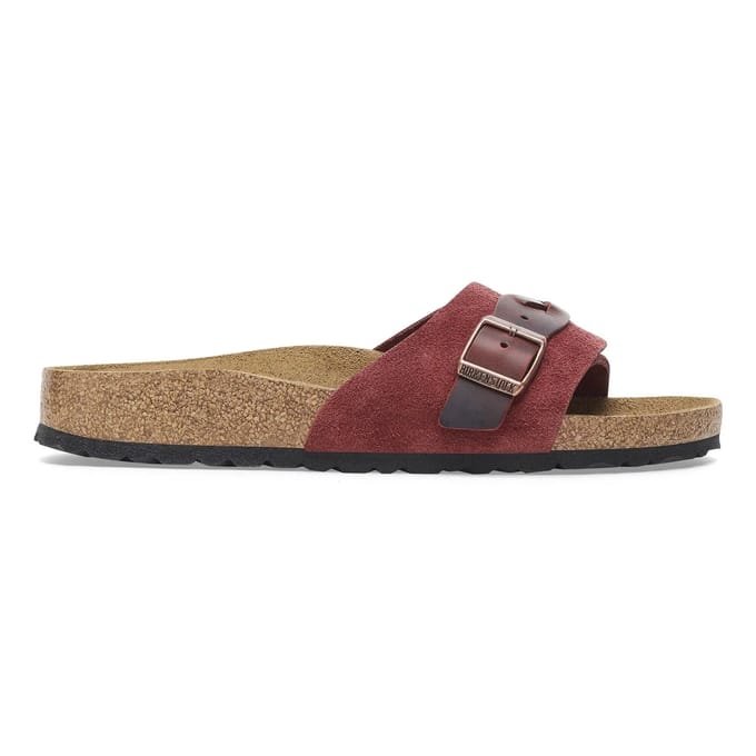Dames muiltjes Birkenstock Oita Braided Suede Leather
