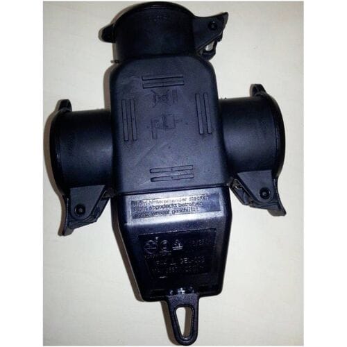 N & L 10195 3-voudige koppeling Rubber 230 V Zwart IP44