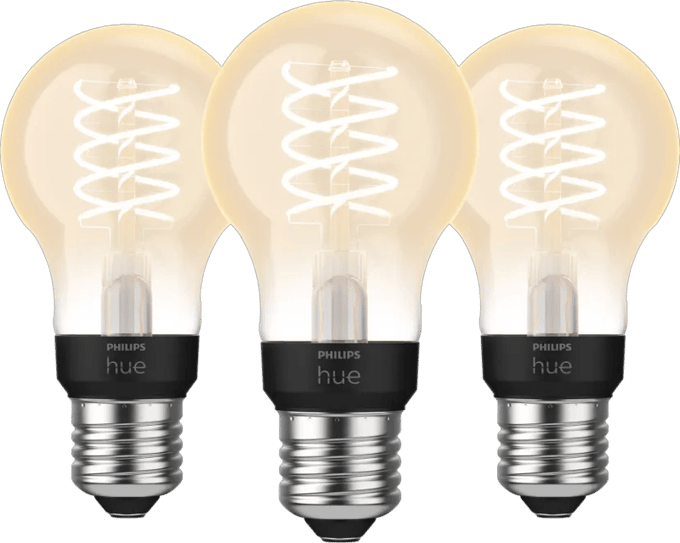 Philips Hue Filamentlamp White Standaard E27 - 2023 - 3-pack