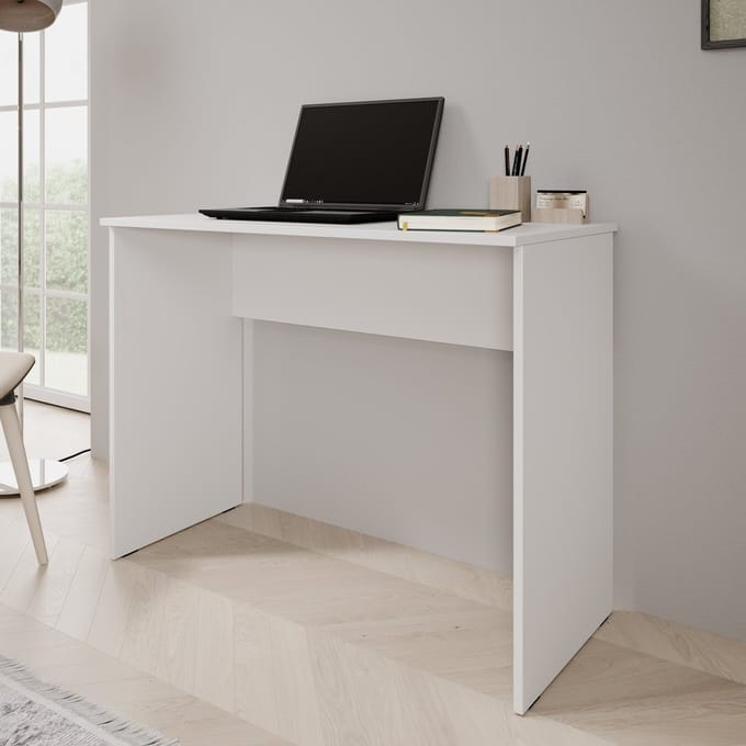 Meubella - Daro - Bureau - Wit - 98x45x74 cm