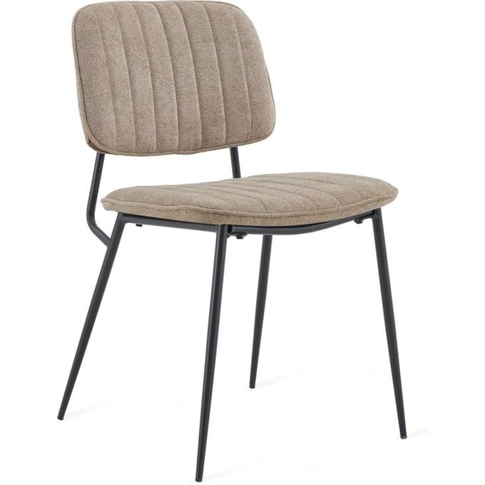 Multifurn Sol Eetkamerstoel - Duopack - Taupe - maat standaard