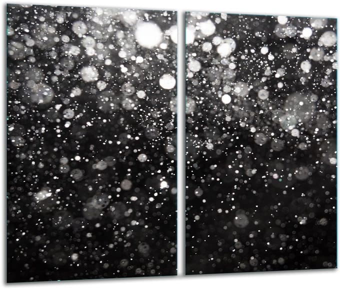 TMK ArtDeko Serie - Snijplank - Glas - 30x52 cm - Zwart