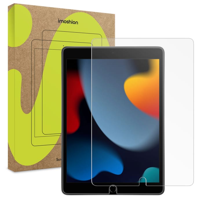 imoshion Premium Tablet Screenprotector - Geschikt voor iPad 9 (2021) / iPad 8 (2020) / iPad 7 (2019) 10.2 inch - Gehard Glas - Extra sterk