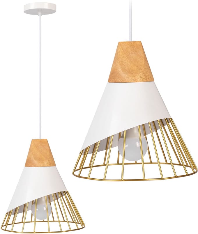 Toolight App226-1Cp Hanglamp Wit 25,5X25X90Cm