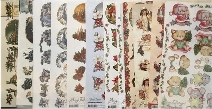 Amy's Design - 3d knipvellen assortiment - Kerst