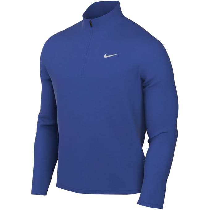 Nike Hardloopshirt Met 1/4 Rits In Koningsblauw