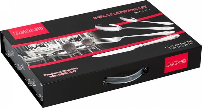 De Koch 24 Pcs Flatware Set with Box - Arch