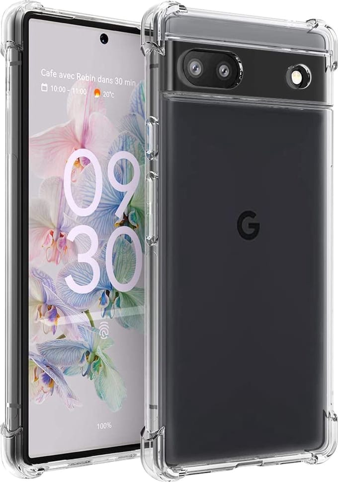 Hoesje geschikt voor Google Pixel 6 - Back Cover Case ShockGuard Transparant