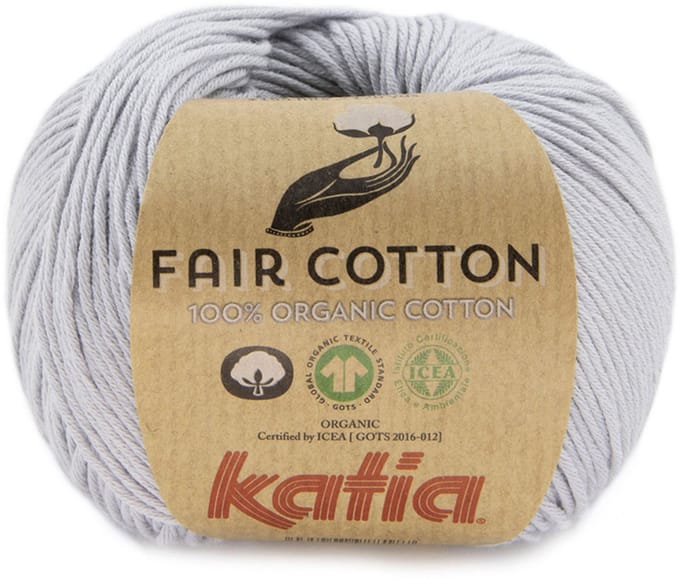 Katia Fair Cotton - 50 staalgrijs - Biologisch Katoengaren