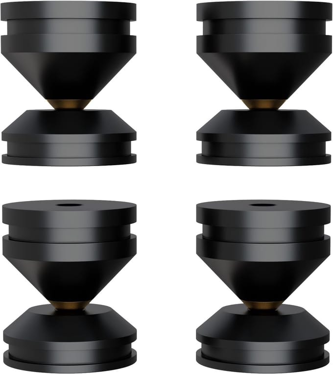 HiFi Luidspreker Isolatie Spike - Schokabsorberende Aluminium Pads voor Luidsprekers