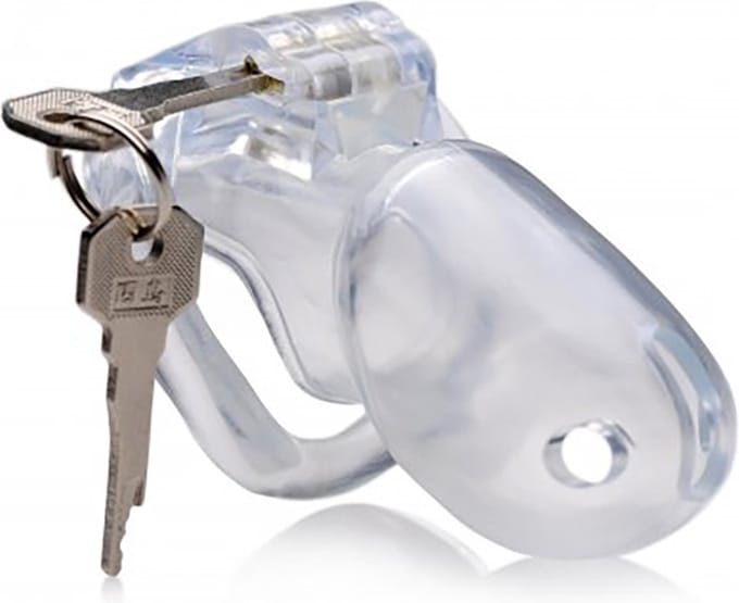 XR Brands Clear Captor - Kuisheidskooi met Sleutels - Klein clear