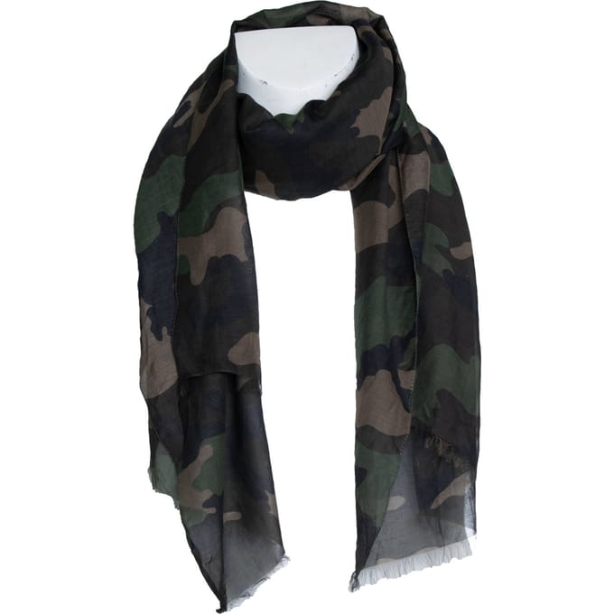 Valentino Garavani, camouflage bedrukte sjaal