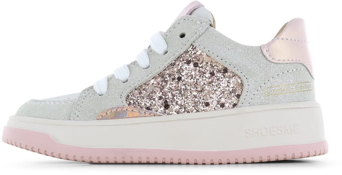Shoesme roze sneaker met glitters