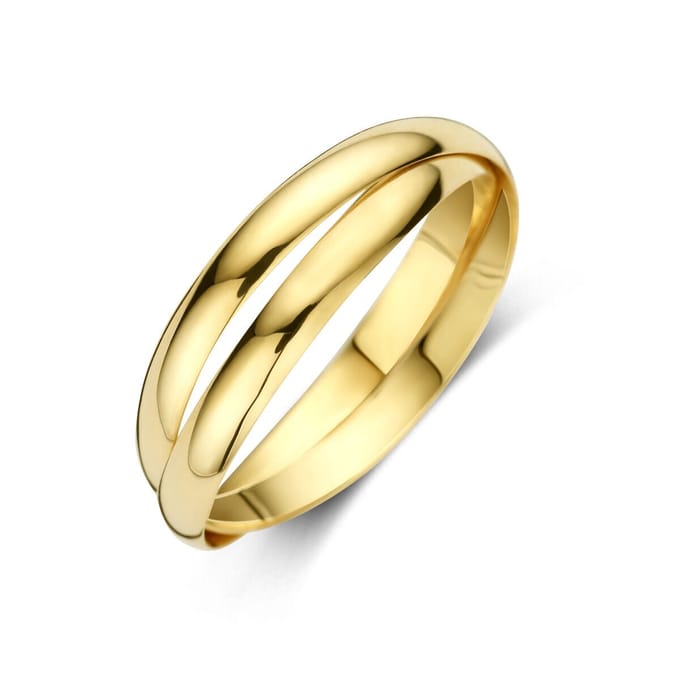 Geelgouden Ring 4035178 – 14 Karaat Goud 2 x 2,3 mm