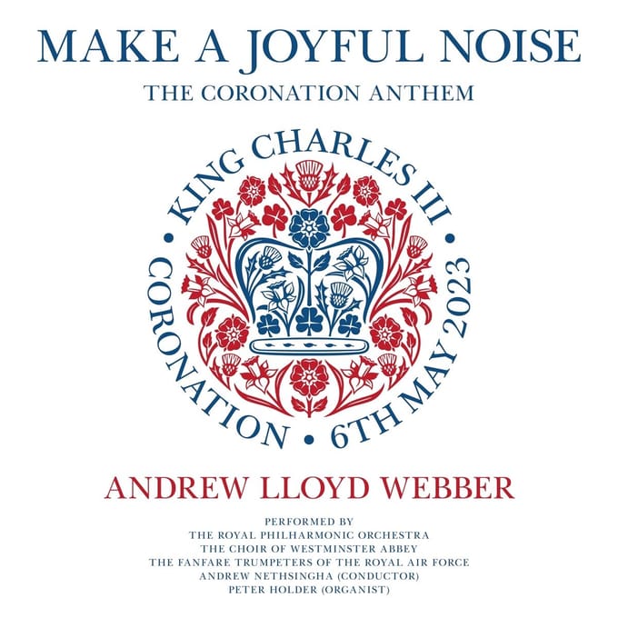 Andrew Lloyd Webber, Royal Philharmonic Orchestra - Make A Joyful Noise - The Coronation Anthem (5" CD Single)