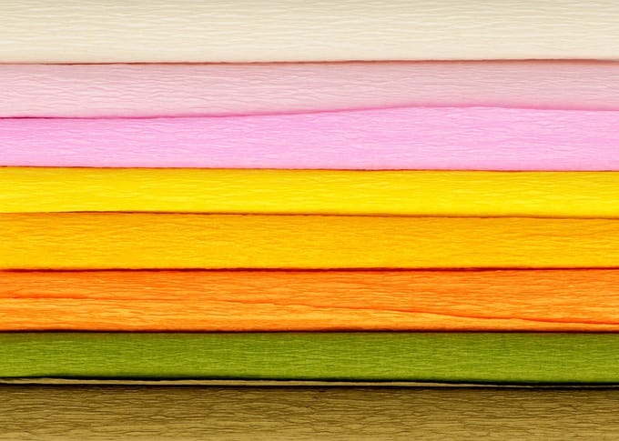 8 rollen crêpepapier 60x25 cm - Artemio