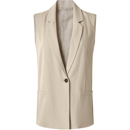 ESMARA Dames blazer gilet (Beige, 40)