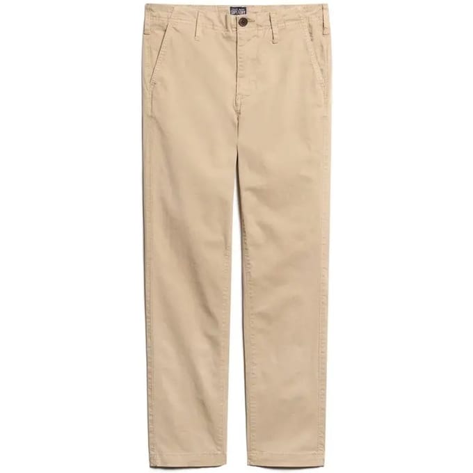 Vrouwelijke chino broek met middellange taille Superdry