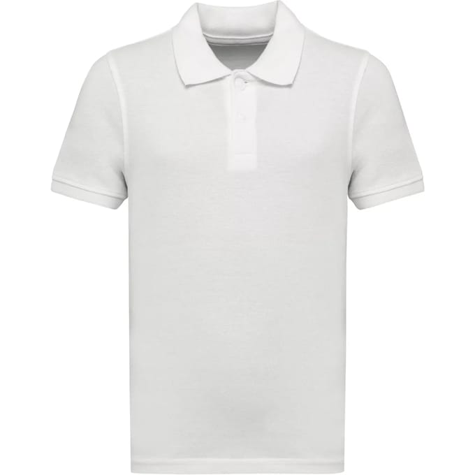 Kariban Bio180 piqué kinderpolo K2029 - White - 10/12 ans