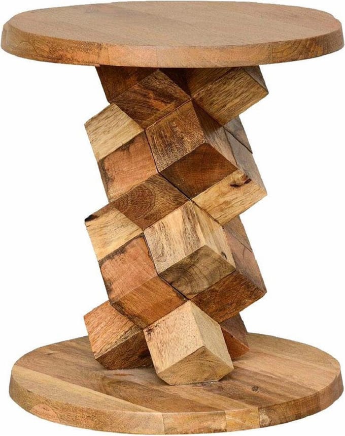 Battle-Bijzettafel - Mangohout