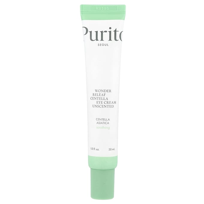 Purito Wonder Releaf Centella Oogcrème 30ml - Ongeparfumeerde hydraterende behandeling