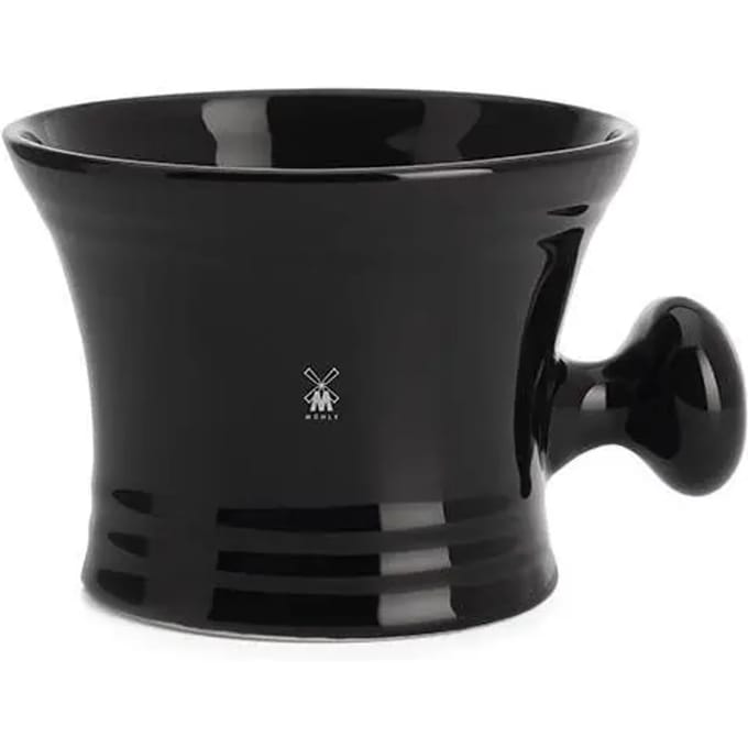 Scheerkom met porseleinen handvat Mühle
