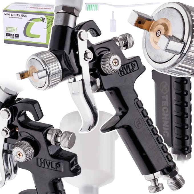 Mini HVLP Spuitpistool 1.0mm voor Spot Repair, 125ml