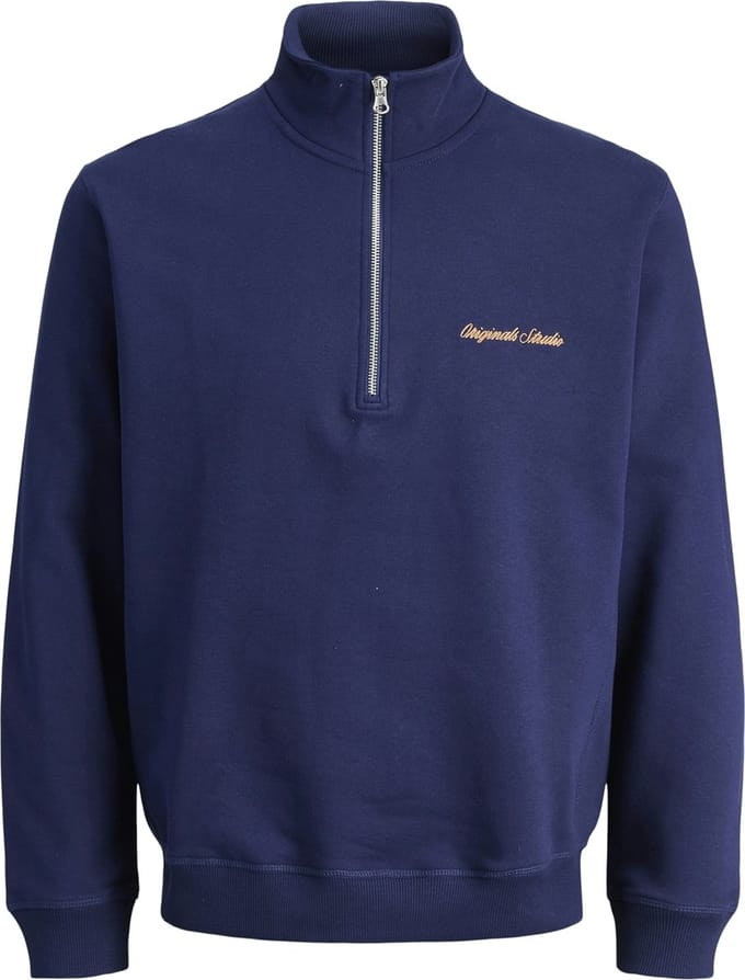 JACK&JONES - JORNORREBRO EMB SWEAT HIGH NECK PLS - Heren - Sweaters