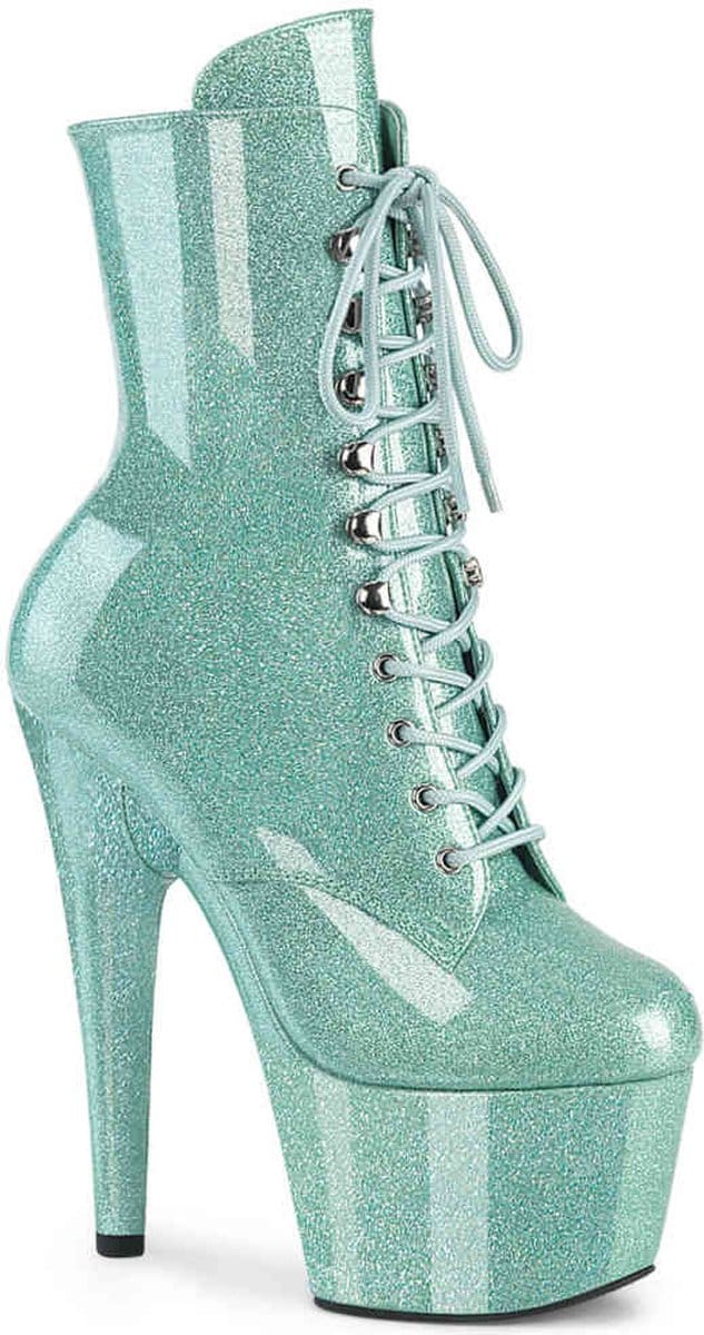 Pleaser - ADORE-1020GP Plateau Laarzen - 35 Shoes - Mintgroen