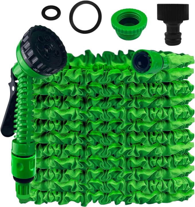 CRLYN® Flexibele Tuinslang - Uitrekbare Tuinsproeier - Meerdere Functies - 30M