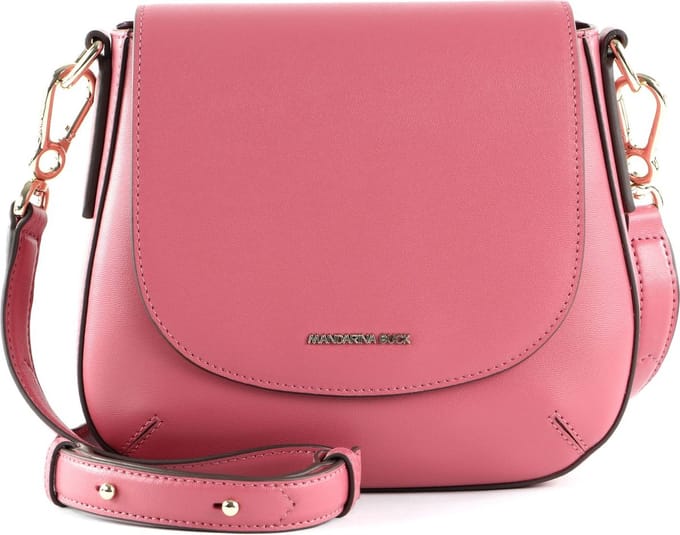 MANDARINA DUCK Leren Schoudertas Luna Crossover Blush Roze