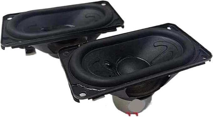 Vervangende Luidspreker - Full-range speaker - Audio herstel - Neodymium magneet - 90 x 48 mm - Zwart