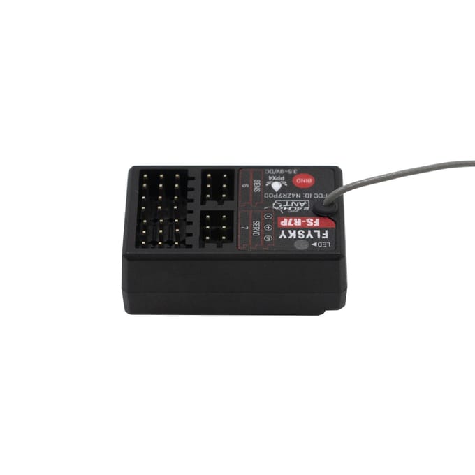 FLYSKY R7P 7CH Ontvanger 2.4G Protocol ANT 3.5-9V/DC Ontvanger voor FS-G7P RC Auto Boot Afstandsbediening receiver zwart