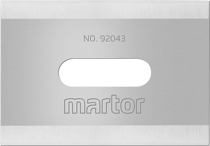 Reservemes Martor rechthoekig nr. 92043 10 stuks