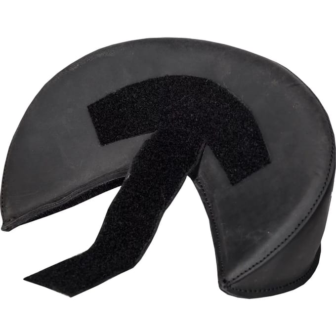 Leren rugsteun met klittenband Edix Saddles Cantle Nubuck