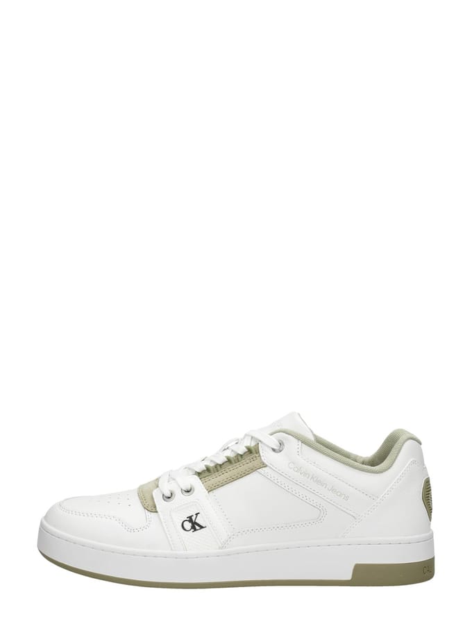 Calvin Klein - Cupsole Laceup Basket Low Lth Wit 45