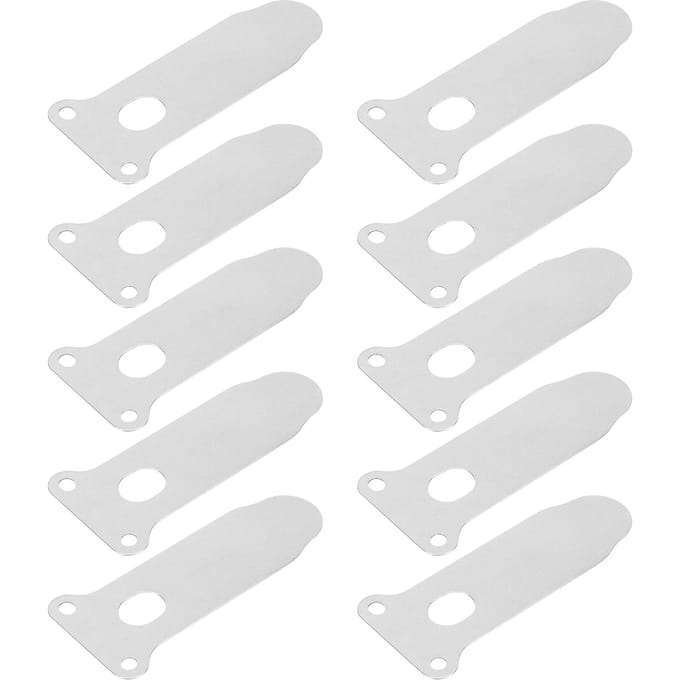 10 Stuks Luchtcompressor Klepplaat Staal Tongvorm Cilinder Accessoire Vervanging 62mm