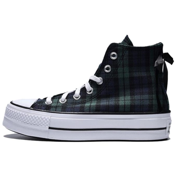Converse Dames Chuck Taylor All Star Lift Platform High 'Ruit' 35 black
