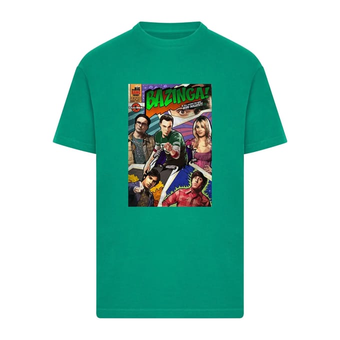 T-shirt Merchcode The Big Bang Theory Bazinga Magazine Cover