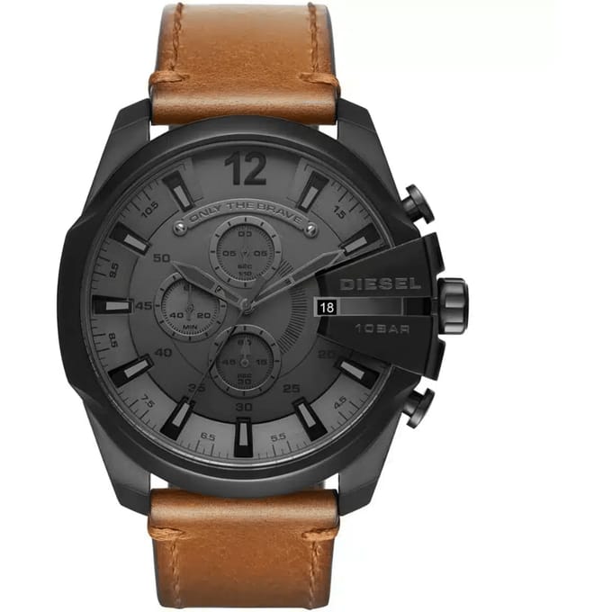 Diesel Mega Chief DZ4463 51mm Chronograaf Herenhorloge