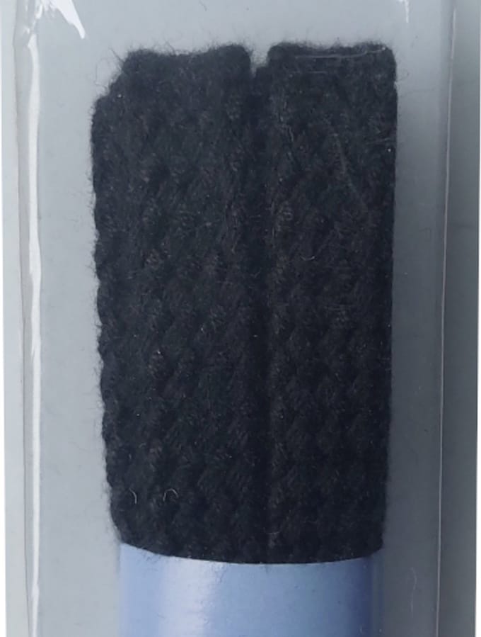 Gala Veter - Zwart - Plat - Lengte 90 cm - Breedte 7 mm - Schoenveter