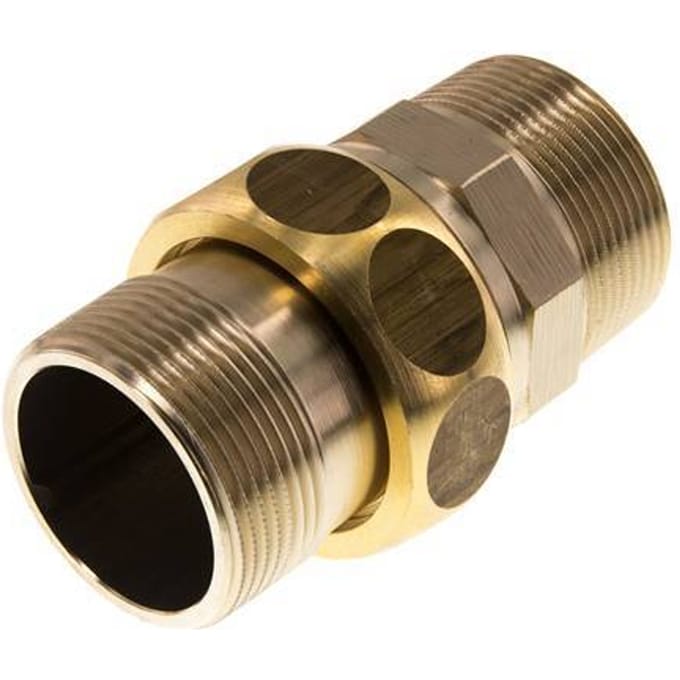 Rechte Aansluiting R1 1/2'' Messing Vlakke Afdichting Centellen 16bar