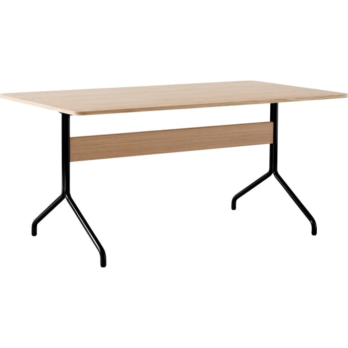 &Tradition Pavilion Eettafel AV18, AV19 & AV24 - geolied eiken - black - 160 x 90 cm