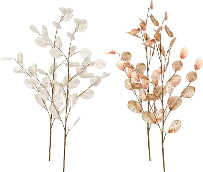 Emerald - Kunstbloem Judaspenning 105cm - Set van 4 - Kunstplant voor binnen
