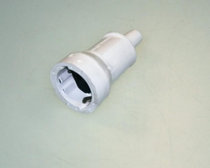 ABL Contrastekker RA PVC Kort - Wit