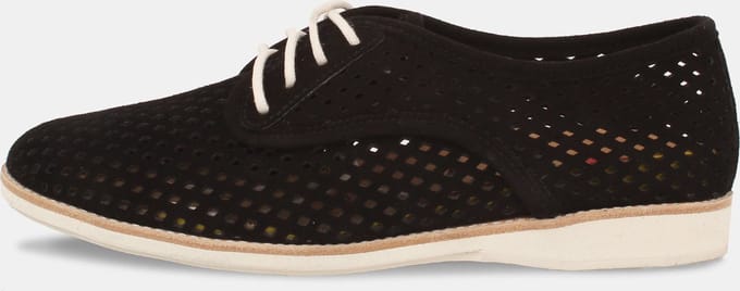 Rollie | Dames | Veterschoen | Derby Punch Black Suede | maat 36