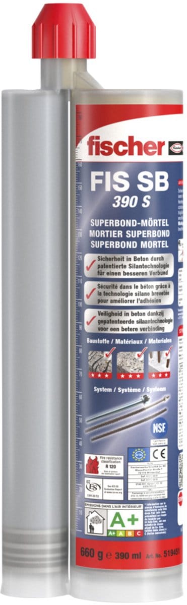 Fischer Superbond injectiemortel 390 s