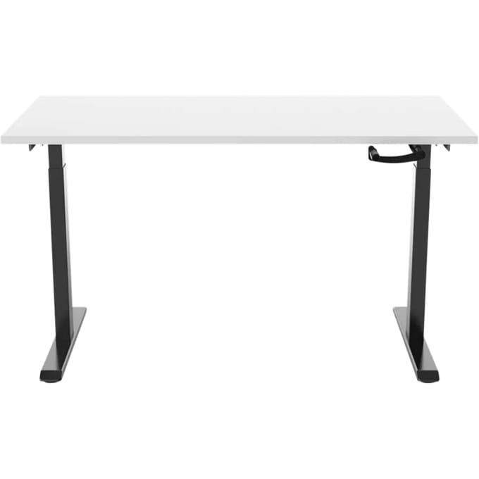 Euroseats Handslinger Zit Sta Bureau 140 x 80 Zwart/Wit